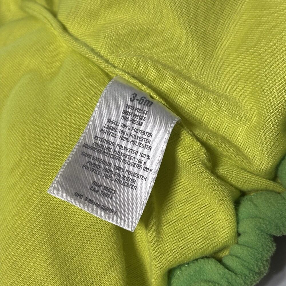 Carter Green Dragon Jacket Coat Hooded Halloween Costume 3-6 Months - Picture 4 of 8